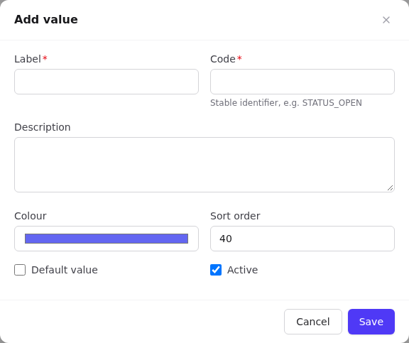 Add value
