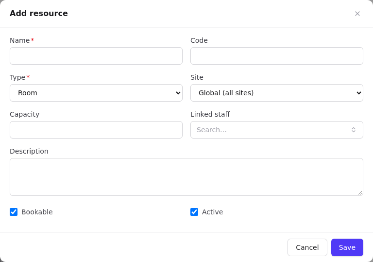 Add resource