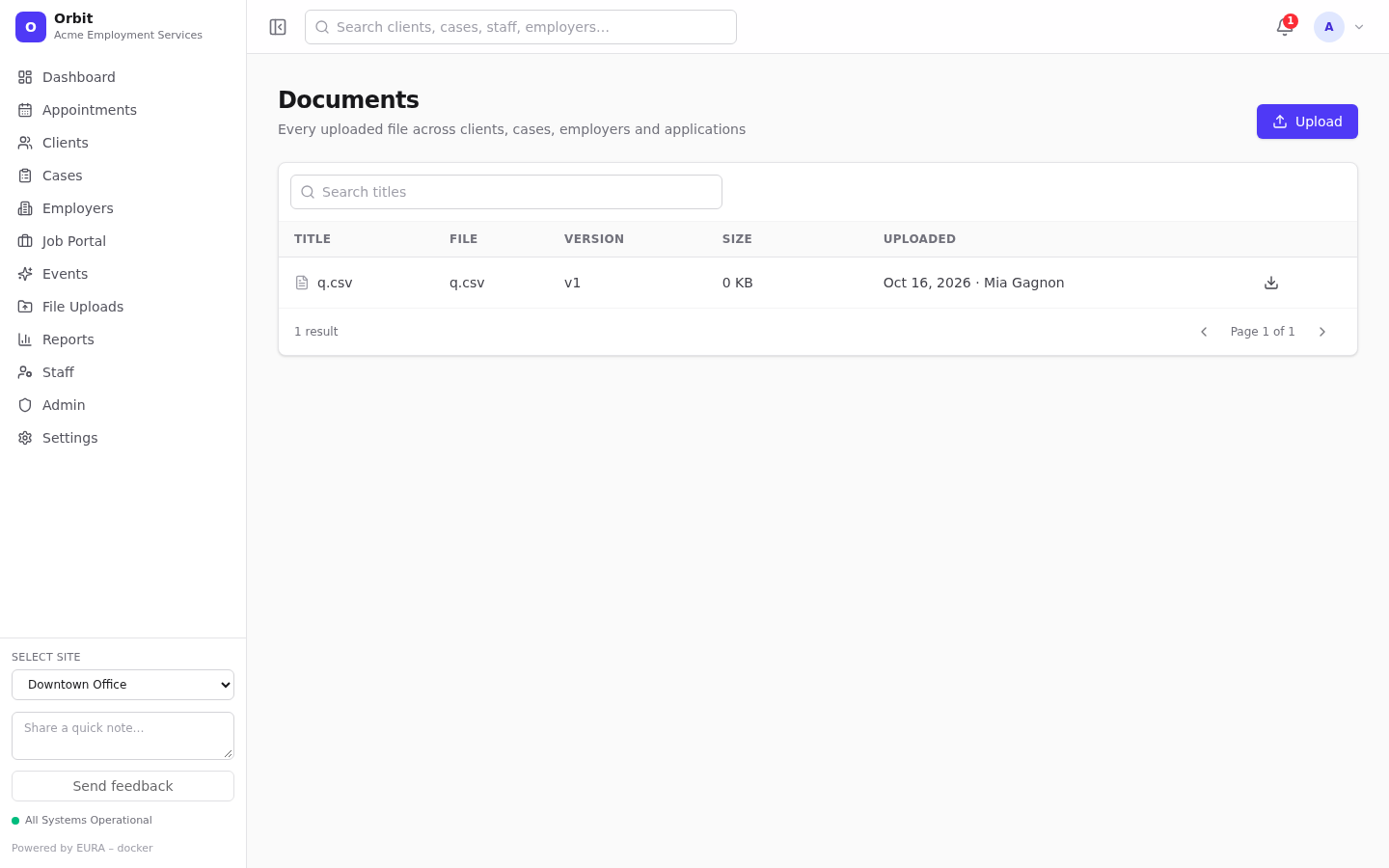 Documents library