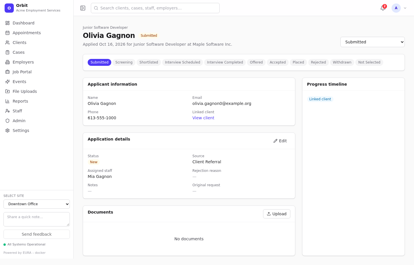 Application detail